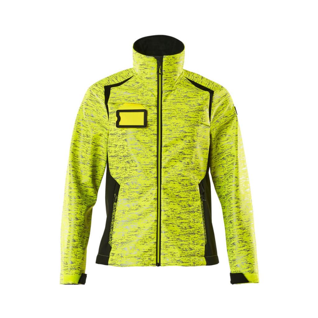 KURTKA SOFTSHELL MASCOT ACCELERATE SAFE 19212-291; ŻÓŁTY HI-VIS/CZERŃ