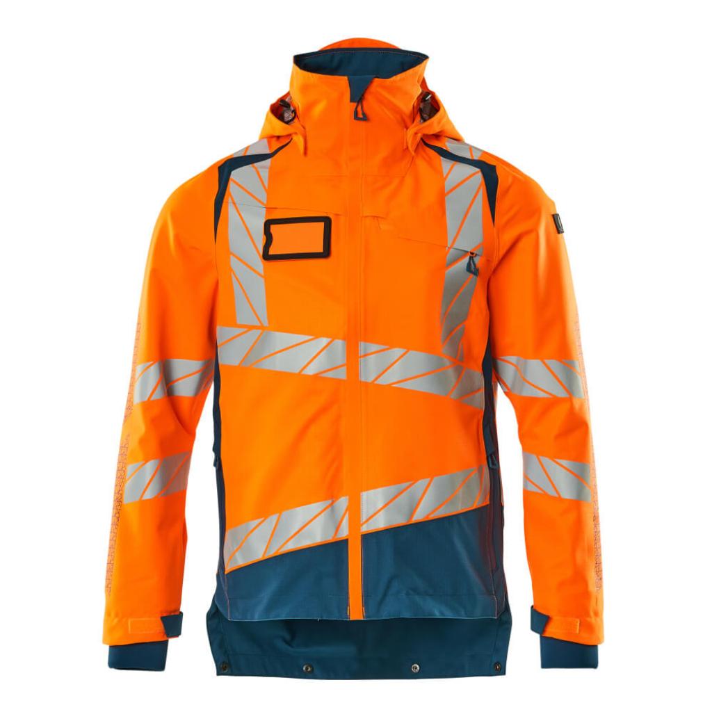 KURTKA MEMBRANOWA MASCOT ACCELERATE SAFE 19301-231; POMARAŃCZ HI-VIS/CIEMNA PETROLOWY