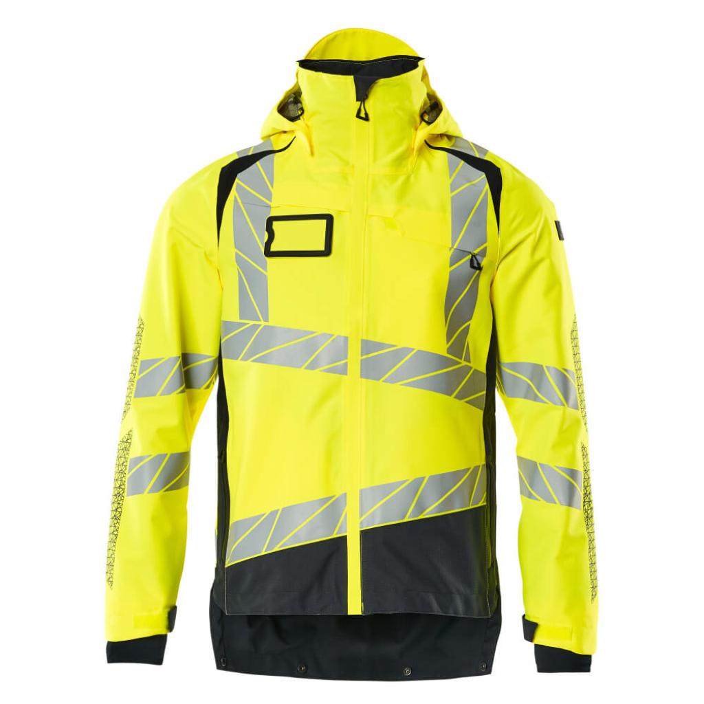 KURTKA MEMBRANOWA MASCOT ACCELERATE SAFE 19301-231; ŻÓŁTY HI-VIS/CIEMNY GRANAT