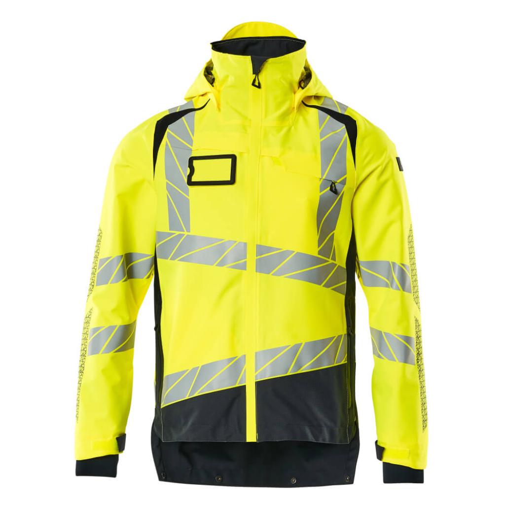KURTKA MEMBRANOWA MASCOT ACCELERATE SAFE 19301-231; ŻÓŁTY HI-VIS/CZERŃ