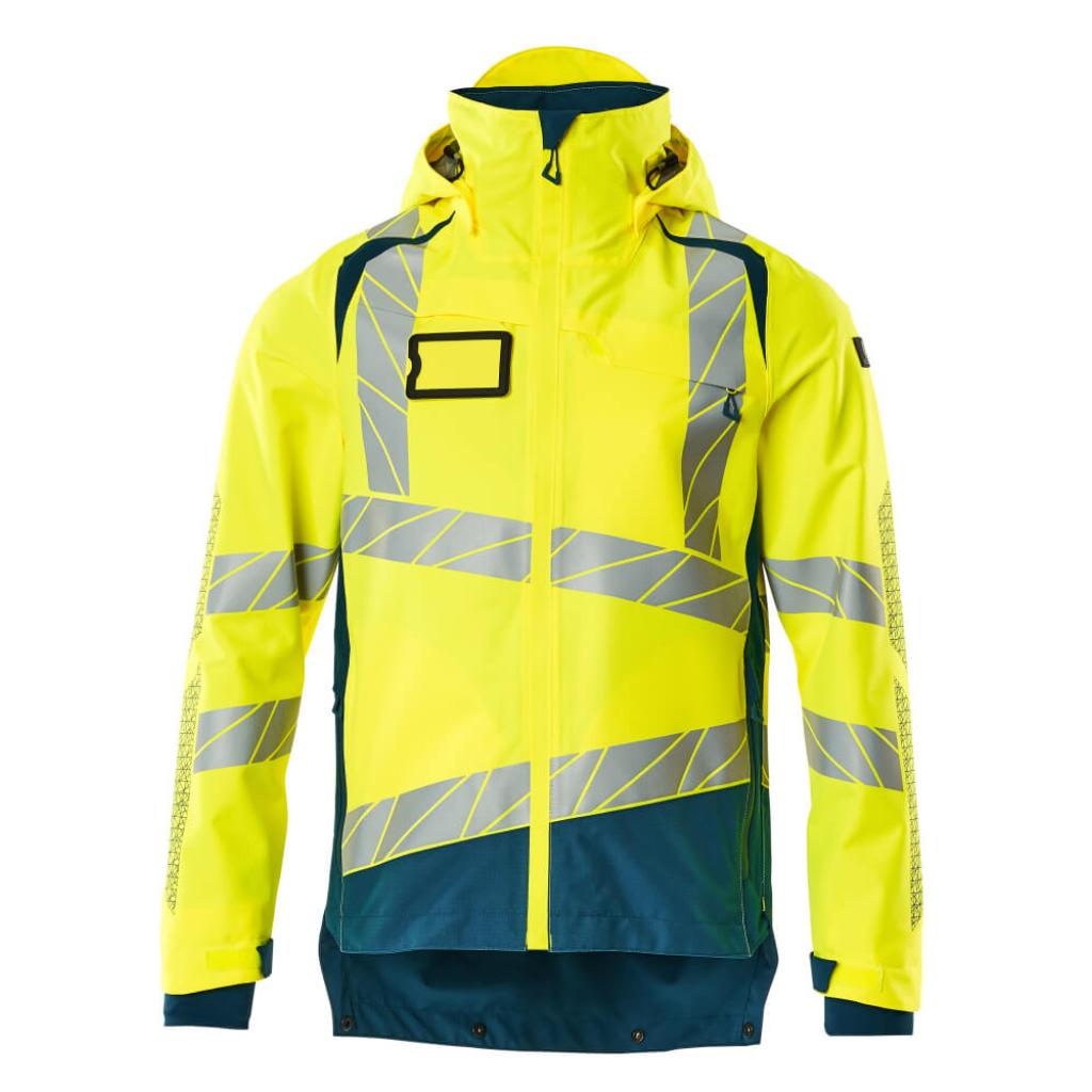 KURTKA MEMBRANOWA MASCOT ACCELERATE SAFE 19301-231; ŻÓŁTY HI-VIS/CIEMNA PETROLOWY