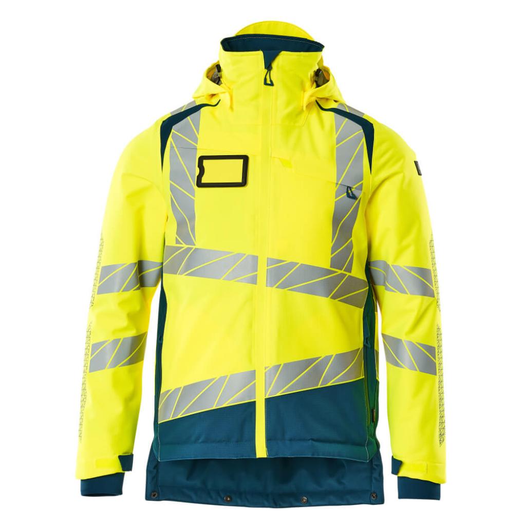 KURTKA ZIMOWA MASCOT ACCELERATE SAFE 19335-231; ŻÓŁTY HI-VIS/CIEMNA PETROLOWY