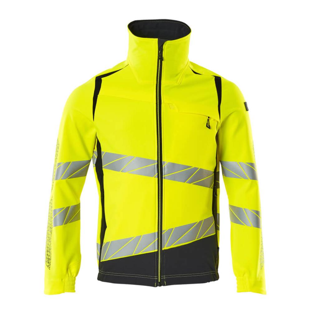 KURTKA MASCOT ACCELERATE SAFE 19009-511; ŻÓŁTY HI-VIS/CIEMNY GRANAT