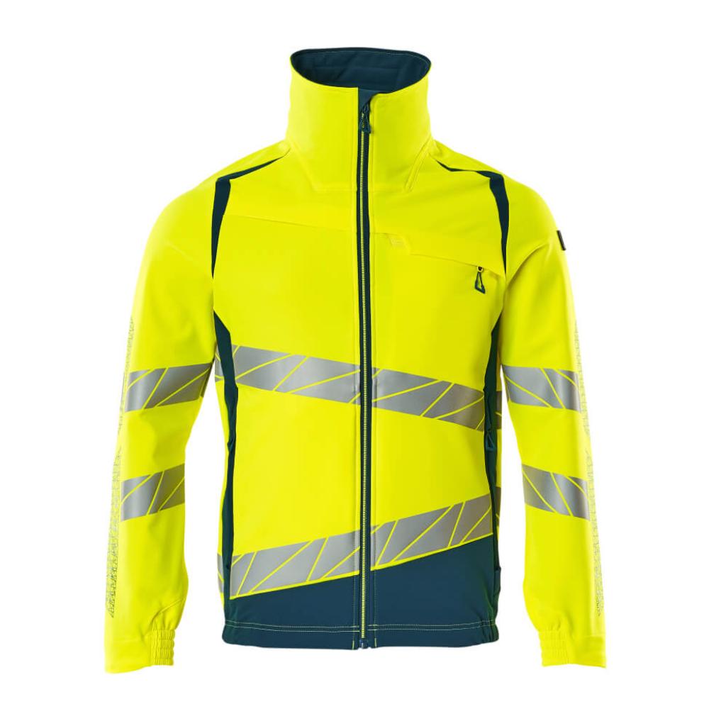 KURTKA MASCOT ACCELERATE SAFE 19009-511; ŻÓŁTY HI-VIS/CIEMNA PETROLOWY