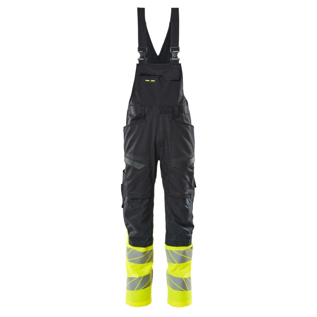 OGRODNICZKI Z KIESZENIAMI NA KOLANACH MASCOT ACCELERATE SAFE 19669-236; CIEMNY GRANAT/ŻÓŁTY HI-VIS
