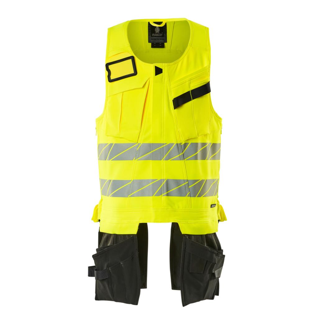 KAMIZELKA NA NARZĘDZIA MASCOT ACCELERATE SAFE 19589-711; ŻÓŁTY HI-VIS/CZERŃ