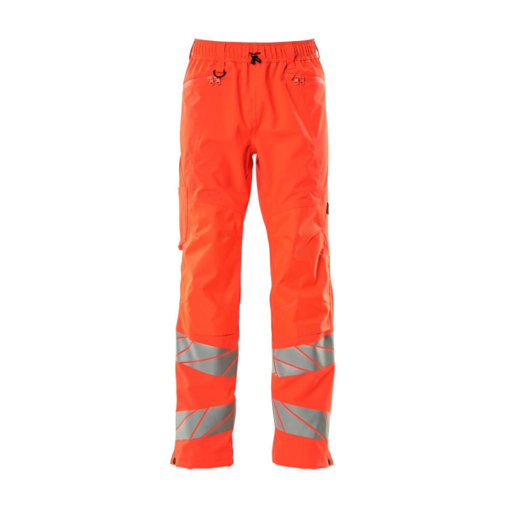 SPODNIE ZEWNĘTRZNE NACIĄGANE MASCOT ACCELERATE SAFE 19590-449; CZERWIEŃ HI-VIS