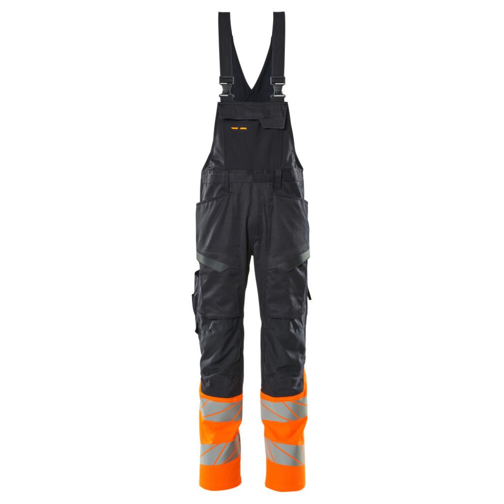 OGRODNICZKI Z KIESZENIAMI NA KOLANACH MASCOT ACCELERATE SAFE 19669-236; CIEMNY GRANAT/POMARAŃCZ HI-VIS