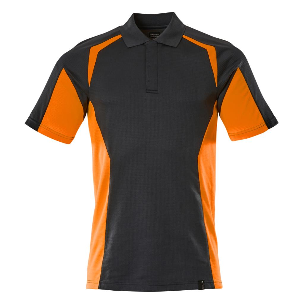 KOSZULKA POLO MASCOT ACCELERATE SAFE 22083-771; CIEMNY GRANAT/POMARAŃCZ HI-VIS