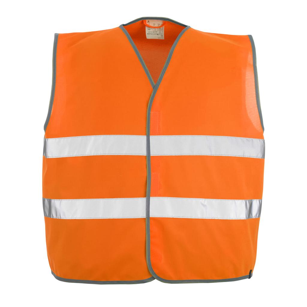 KAMIZELKA OSTRZEGAWCZA MASCOT SAFE CLASSIC WEYBURN 50187-874; POMARAŃCZ HI-VIS
