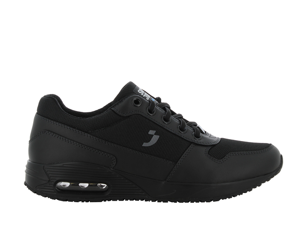 SNEAKER Z OPTYMALNĄ AMORTYZACJĄ I KOMFORTEM SAFETY JOGGER DOMINIQUE, O1, ESD, SRC, CZARNY