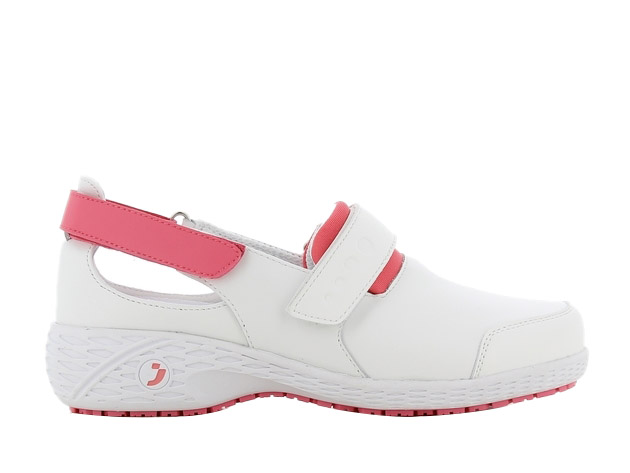 DAMSKIE WYGODNE BUTY BEZ SZNUROWADEŁ SAFETY JOGGER SAMANTHA, OB, ESD, A, E, SRC, FUKSJA