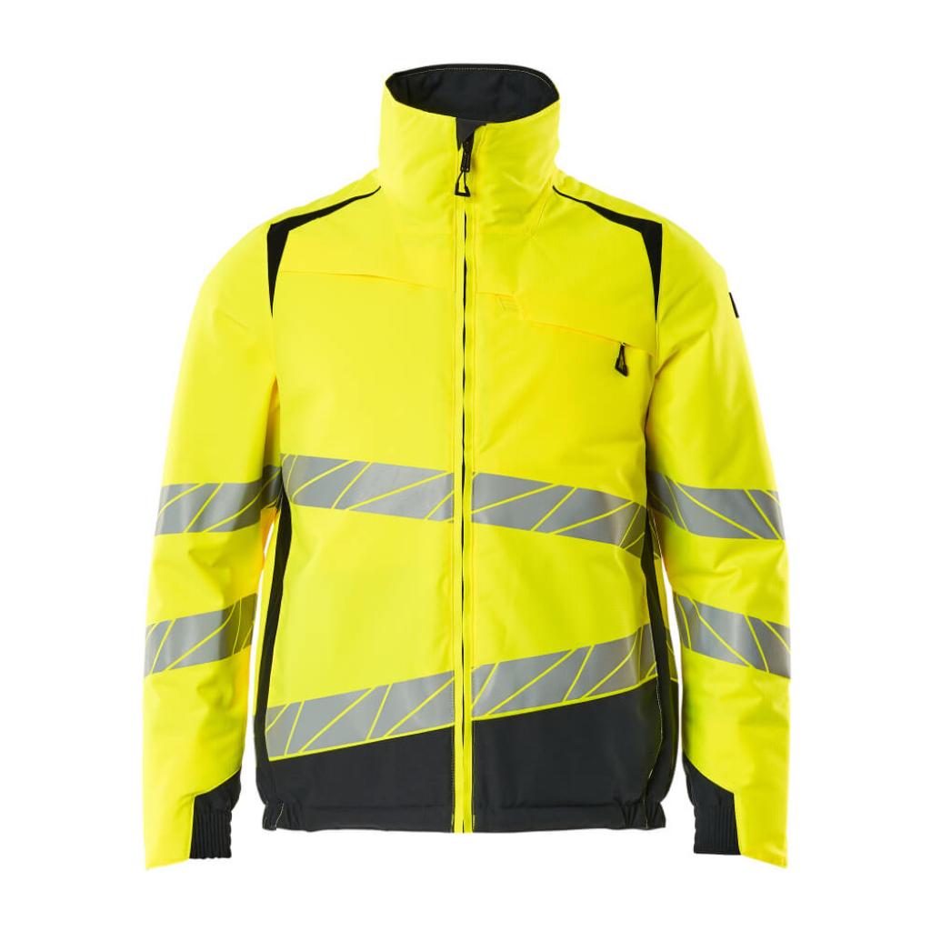KURTKA ZIMOWA MASCOT ACCELERATE SAFE 19435-231; ŻÓŁTY HI-VIS/CIEMNY GRANAT