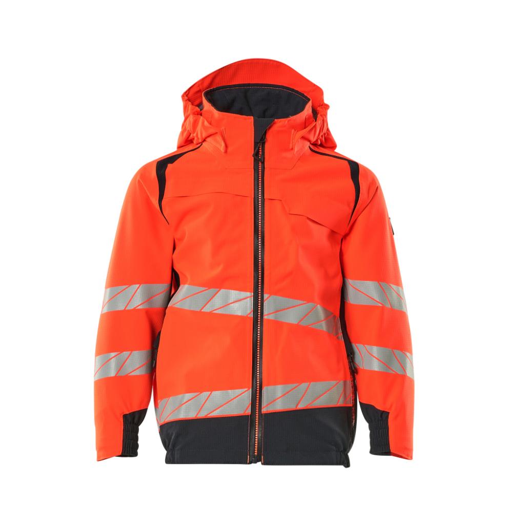 KURTKA MEMBRANOWA DLA DZIECI MASCOT ACCELERATE SAFE 19901-449; CZERWIEŃ HI-VIS/CIEMNY GRANAT