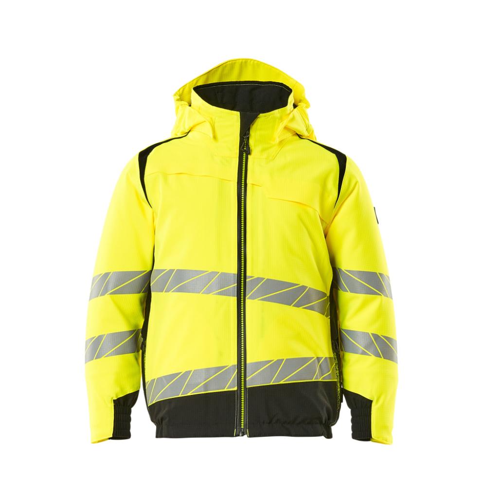 KURTKA ZIMOWA DLA DZIECI MASCOT ACCELERATE SAFE 19935-449; ŻÓŁTY HI-VIS/CZERŃ