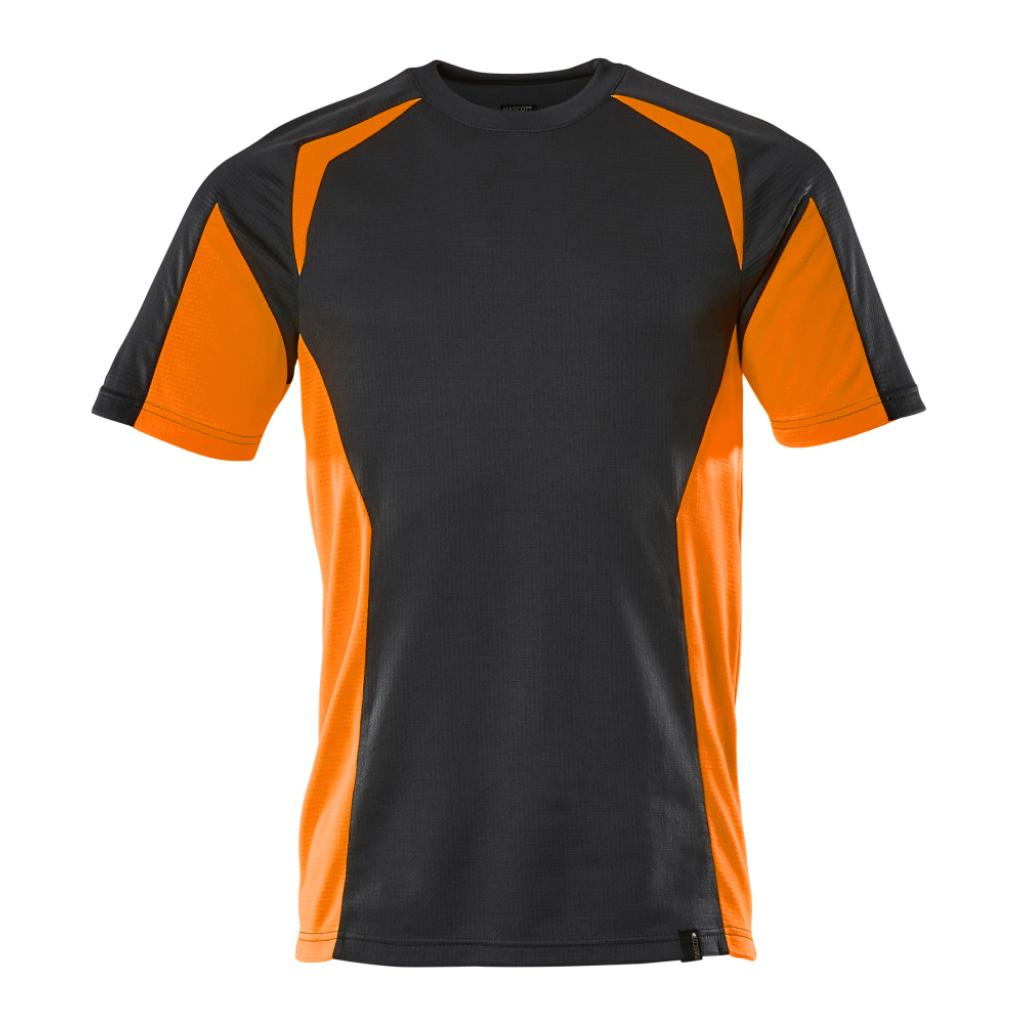 T-SHIRT MASCOT ACCELERATE SAFE 22082-771; CIEMNY GRANAT/POMARAŃCZ HI-VIS