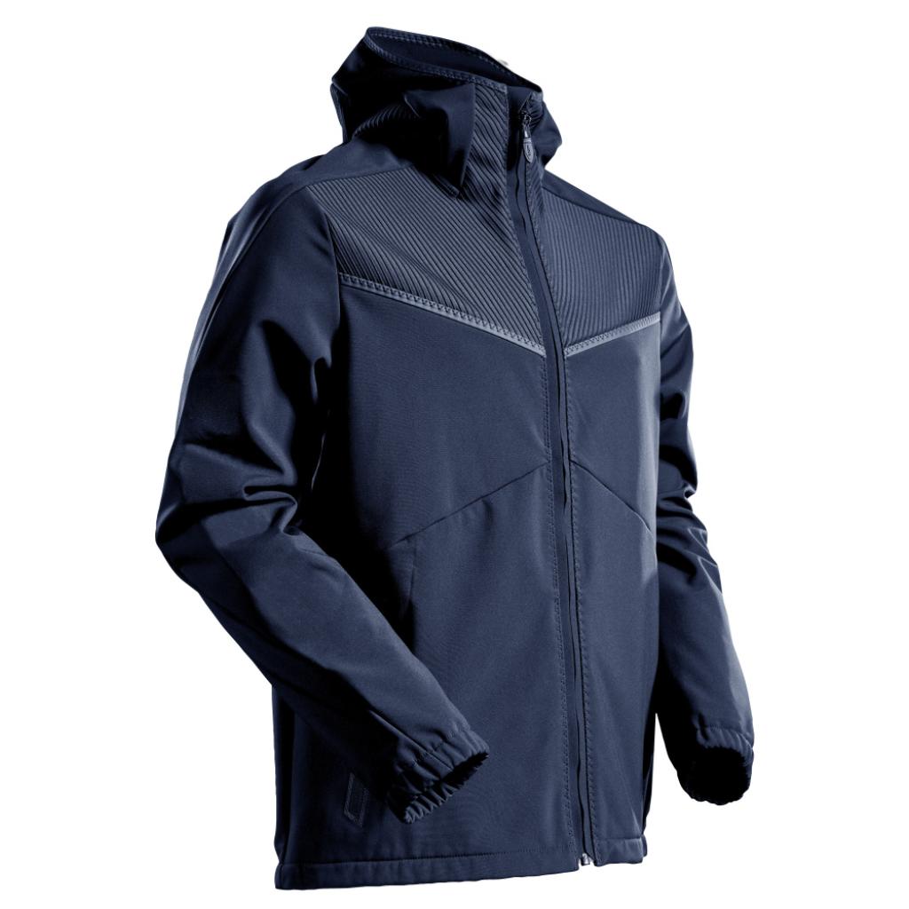 KURTKA SOFTSHELL Z KAPTUREM MASCOT CUSTOMIZED 22102-649; CIEMNY GRANAT