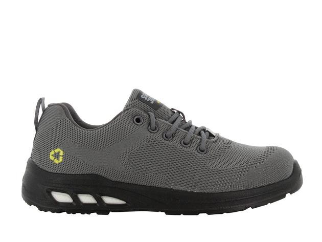 2ND GENERATION OF FITZ S1P WITH GRS CERTIFIED RECYCLED UPPER FOR LIGHT WORKING ENVIRONMENTS SAFETY JOGGER ECOFITZ S1P LOW, S1 P, SR, ESD, FO, SZARY