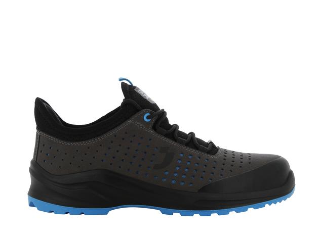 THE ULTRA BREATHABLE VEGAN SAFETY SNEAKER SAFETY JOGGER MODULO S1PS LOW PERF, S1 PS, SC, ESD, FO, SR, SZARY
