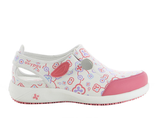 ELEGANCKI I SWOBODNY SAFETY JOGGER LILIA, OB, E, A, ESD, SRC, NADRUK FUKSJA