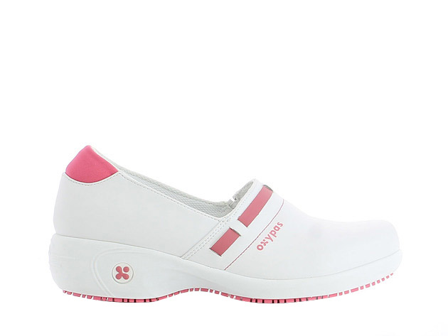 ZAMKNIĘTY BUT Z ELEGANCKIM AKCENTEM SAFETY JOGGER LUCIA, O1, ESD, SRC, FUKSJA