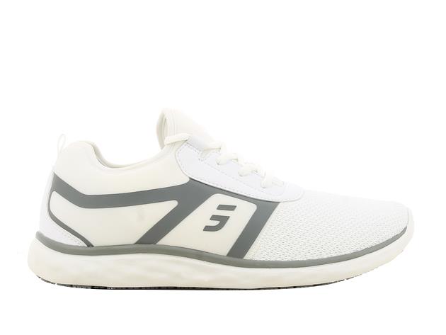 LEKKIE, ODDYCHAJĄCE SNEAKERSY DLA NIEGO SAFETY JOGGER LUCA, O1, ESD, SRC, JASNOSZARY