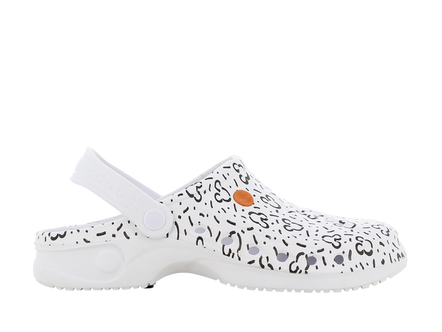 NIEZWYKLE LEKKI CHODAK SZPITALNY Z NADRUKIEM MICKEY SAFETY JOGGER MICKEY SONIC OB, OB, A, E, ESD, SRC, BIAŁY