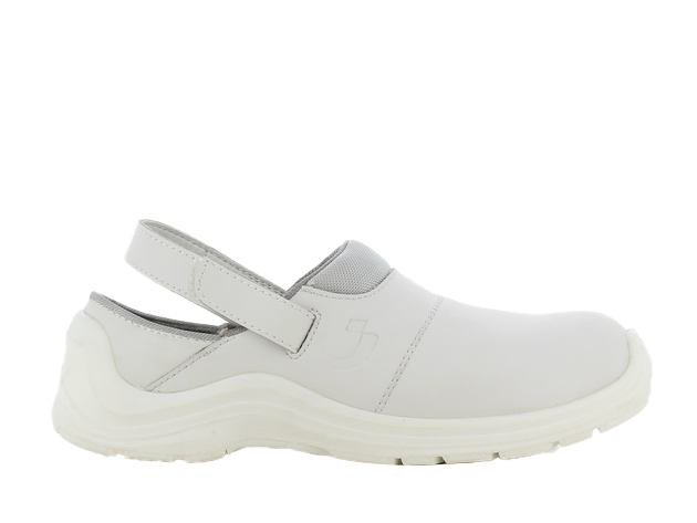 MODNY CHODAK OCHRONNY Z PASKIEM SAFETY JOGGER CORTADO, SB, SRC, BIAŁY