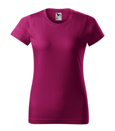 KOSZULKA DAMSKA MALFINI BASIC 134, FUCHSIA RED