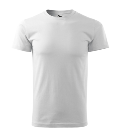 KOSZULKA UNISEX MALFINI HEAVY NEW 137, BIAŁY