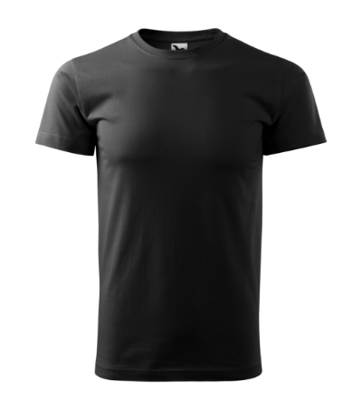 KOSZULKA UNISEX MALFINI HEAVY NEW 137, CZARNY
