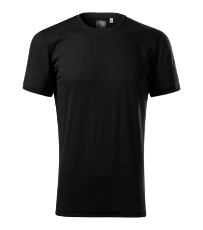 KOSZULKA MĘSKA MALFINI PREMIUM MERINO RISE 157, CZARNY