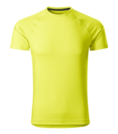 KOSZULKA MĘSKA MALFINI DESTINY 175, NEON YELLOW