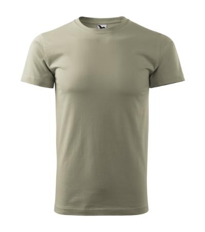 KOSZULKA MĘSKA MALFINI BASIC 129, JASNY KHAKI
