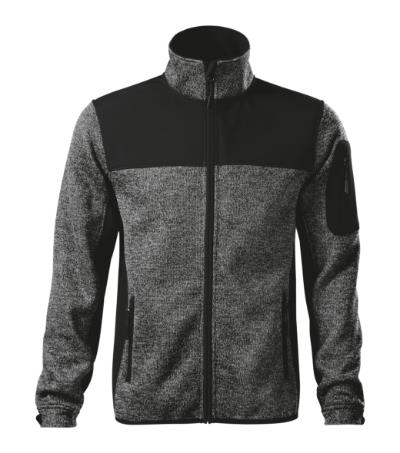 SOFTSHELL KURTKA MĘSKA RIMECK CASUAL 550, KNIT GRAY