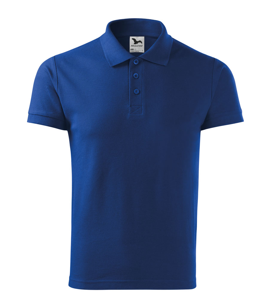 KOSZULKA POLO MĘSKA MALFINI COTTON HEAVY 215, CHABROWY