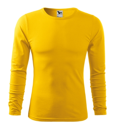 KOSZULKA MĘSKA MALFINI FIT-T LS 119, ŻÓŁTY