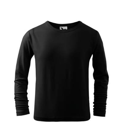 KOSZULKA DZIECIĘCA MALFINI FIT-T LS 121, CZARNY