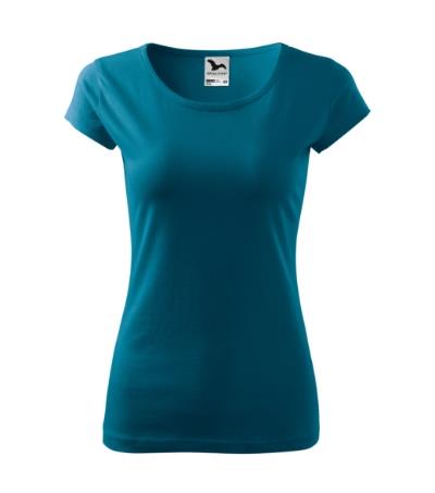 KOSZULKA DAMSKA MALFINI PURE 122, PETROL BLUE