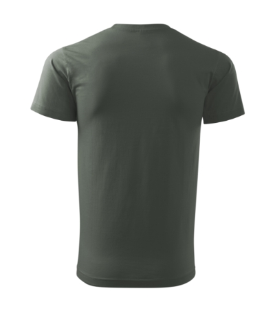 KOSZULKA MĘSKA MALFINI BASIC 129, CIEMNY KHAKI