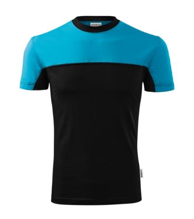 KOSZULKA UNISEX RIMECK COLORMIX 109, TURKUS