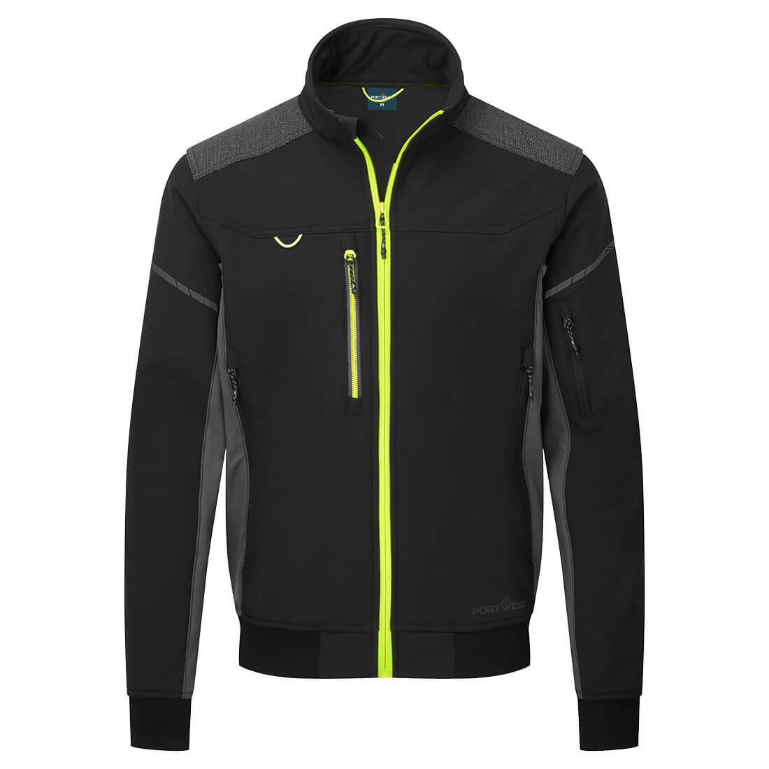 PORTWEST EV464 KURTKA SOFTSHELL EV4 BOMBER (3L); CZARNY