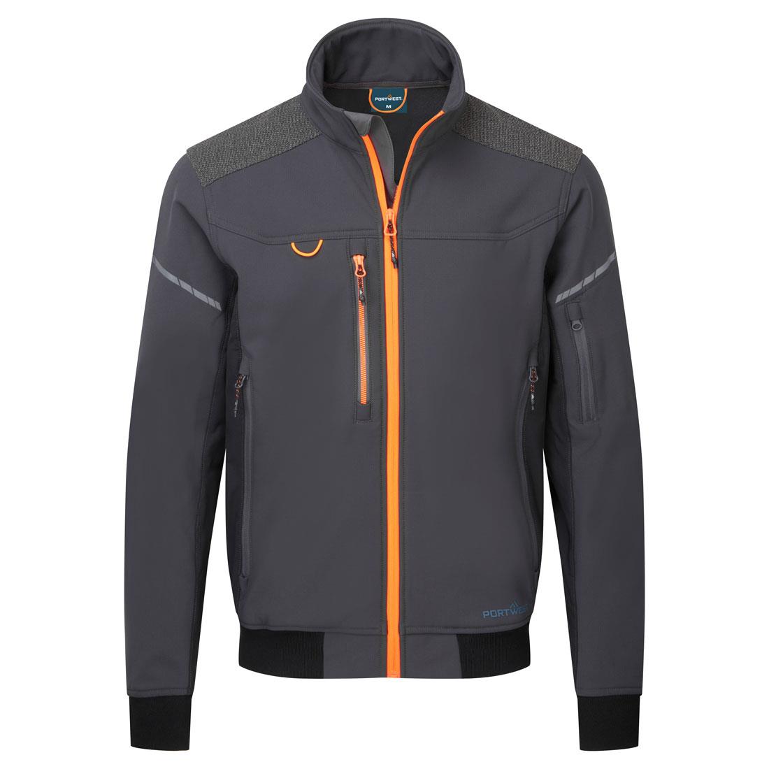 PORTWEST EV464 KURTKA SOFTSHELL EV4 BOMBER (3L); SZARY METALICZNY