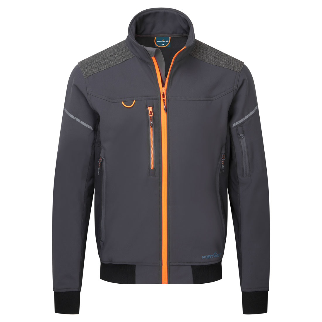 PORTWEST EV464 KURTKA SOFTSHELL EV4 BOMBER (3L); SZARY METALICZNY