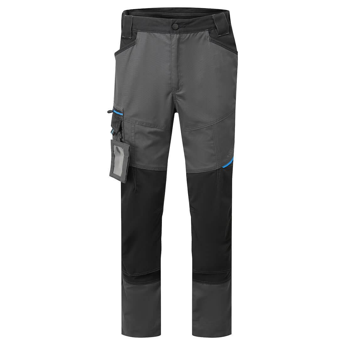 PORTWEST T718 SPODNIE ROBOCZE WX3 SLIM FIT; SZARY METALICZNY