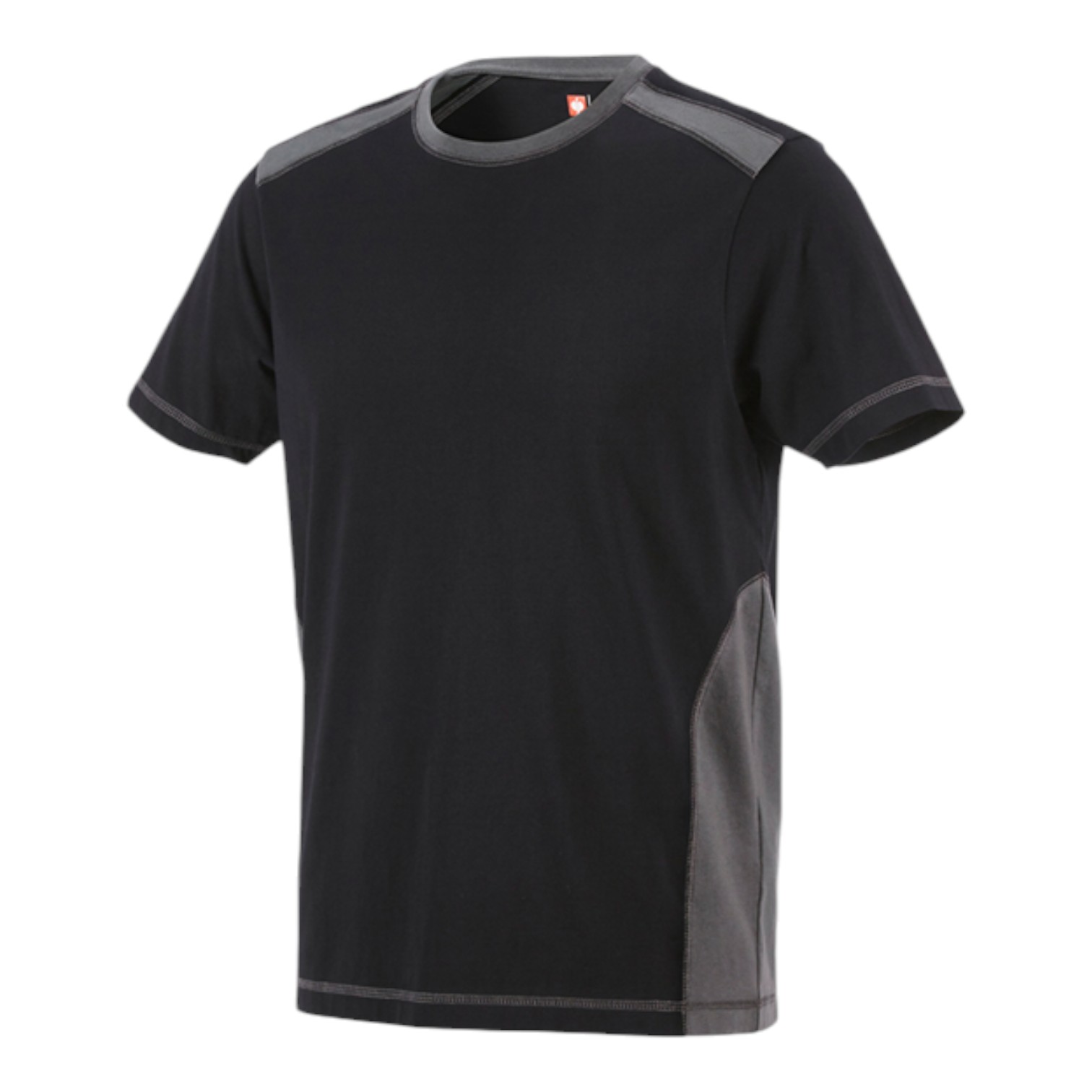 T-SHIRT ENGELBERT STRAUSS E.S.ACTIVE; CZARNY-ANTRACYT