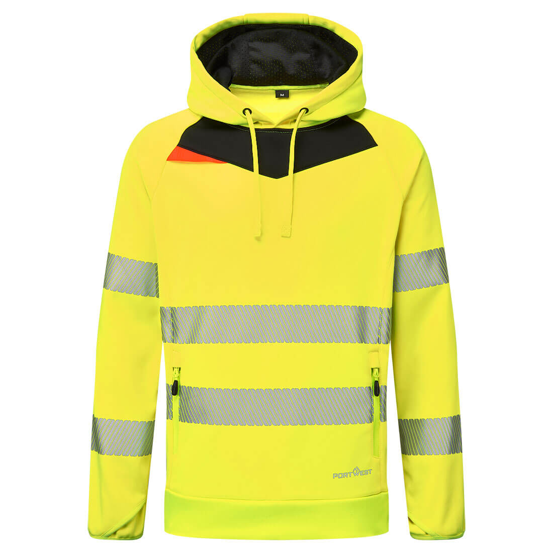 PORTWEST DX483 OSTRZEGAWCZA BLUZA Z KAPTUREM DX4; ŻÓŁTY/CZARNY