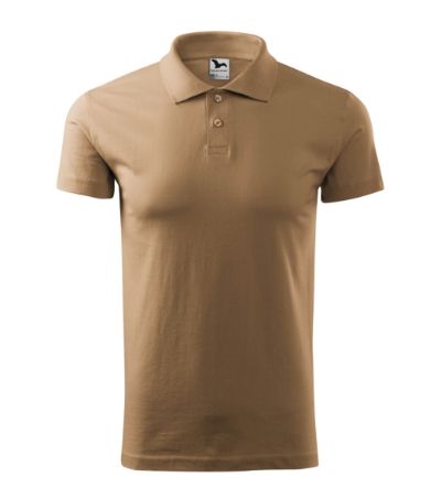 KOSZULKA POLO MĘSKA MALFINI SINGLE J. 202, PIASKOWY