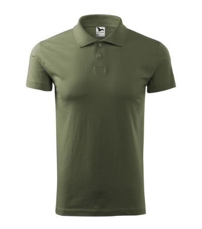 KOSZULKA POLO MĘSKA MALFINI SINGLE J. 202, KHAKI