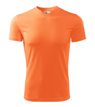 KOSZULKA MĘSKA MALFINI FANTASY 124, NEON MANDARINE